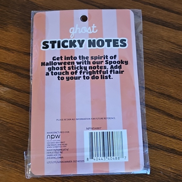 npw Ghost Sticky Notes - Picture 3 of 4